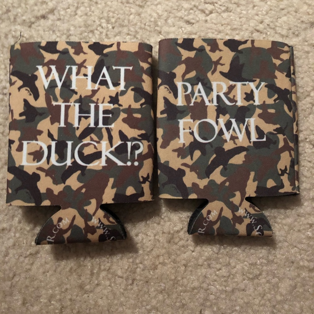 Southern proper camo koozies - set of 2